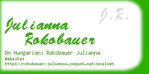 julianna rokobauer business card